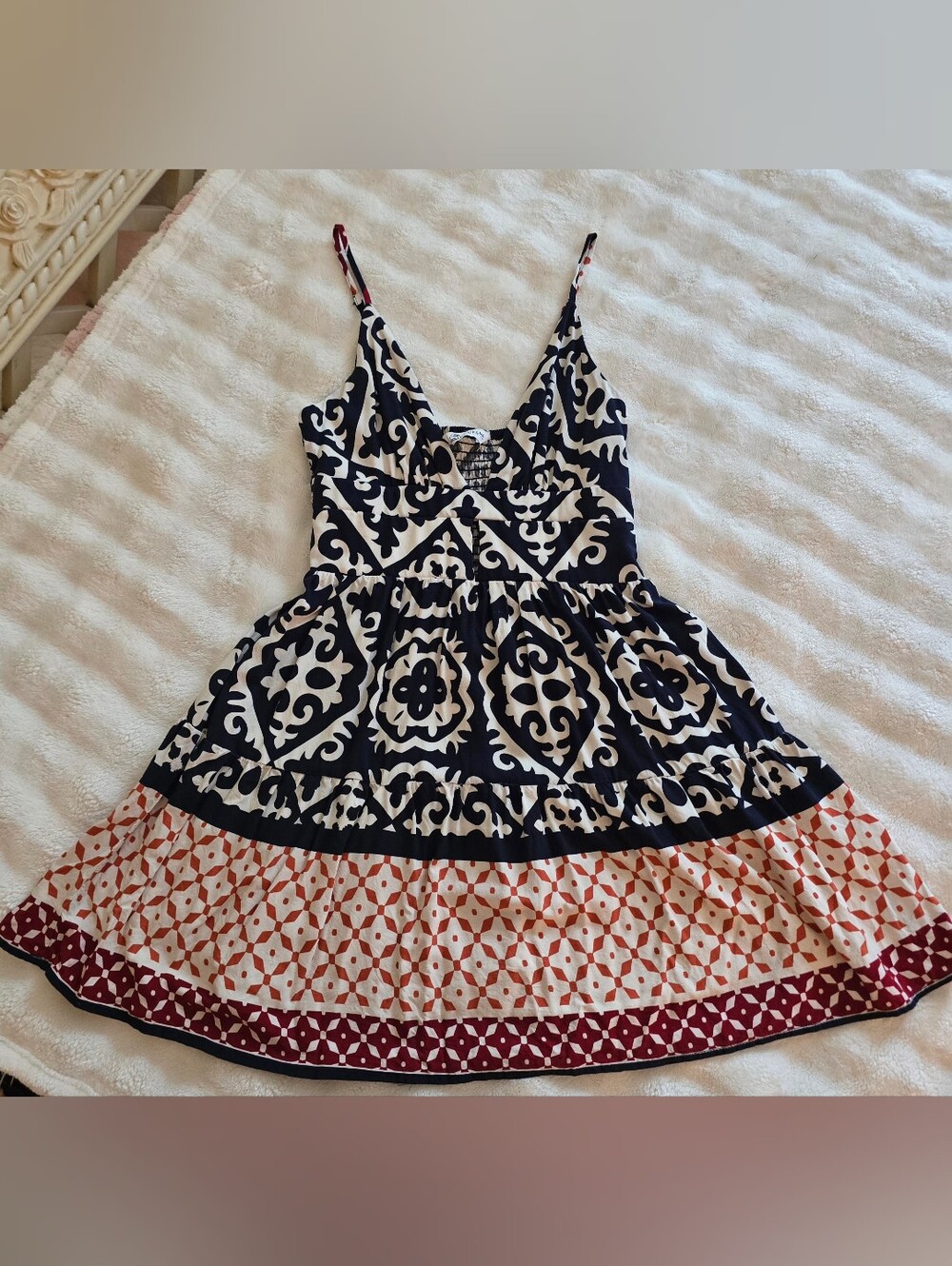 Cupshe Boho Fleur Ornate Mini Dress